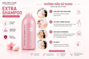 COMB0 Gội Xả Chuẩn Salon Cao Cấp Link Extra Nội Địa Nhật Bản 1000ml - Chăm Sóc Tóc Hư Tổn, Giúp Tóc Suôn Mượt