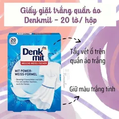 GIẤY TẨY TRẮNG QUẦN ÁO DENKMIT