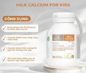 [Nhập khẩu] Canxi Bio Island Cho Bé – Bổ Sung Canxi Và Vitamin D3, Hỗ Trợ Phát Triển Chiều Cao Cho Trẻ Từ 7 Tháng Tuổi