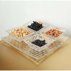 Bộ bát và đĩa vuông Nachtman 5 món 90023