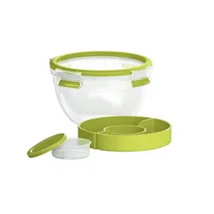 HỘP ĐỰNG SALAD 2 TẦNG EMSA CLIP & GO 1L