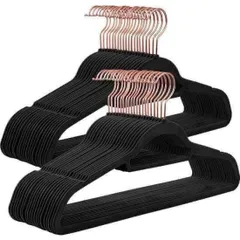 SET 50 MÓC NHUNG TREO QUẦN ÁO SONGMICS