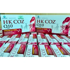 HK COZ Q10 - Bổ sung Coenzym Q10, hỗ trợ giảm cholesterol máu, nguy cơ xơ vữa động mạch, tốt cho tim mạch