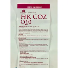 HK COZ Q10 - Bổ sung Coenzym Q10, hỗ trợ giảm cholesterol máu, nguy cơ xơ vữa động mạch, tốt cho tim mạch