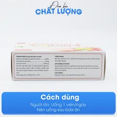 Viên uống Vitamin E đỏ 400IU bổ sung chất chống oxy hóa hạn chế lão hóa da, giảm khô da, nhăn da - Hộp 30 viên