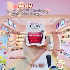 Set Olay Regenerist Face Wash and Moisturizer ( kem và sữa rửa mặt olay ) 