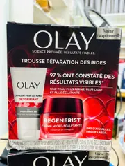 Set Olay Regenerist Face Wash and Moisturizer ( kem và sữa rửa mặt olay ) 