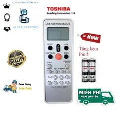 Remote Máy Lạnh Toshiba Chính Hãng Dòng Inverter RAS-H10/H13/H18 – Dùng Cho Điều Hòa 1HP, 1.5HP, 2HP | Tặng Pin Kèm Theo