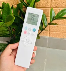 [HÀNG XỊN PHÍM ÊM NHẠY] Remote Điều khiển điều hòa Casper -2 NÚT COOL HEAT Tặng Pin