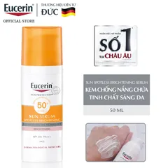 [Eucerin][Kèm Quà Tặng] Kem Chống Nắng Tinh Chất Sáng Da - Serum Spotless Brightening SPF50+ PA++++