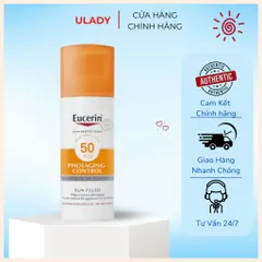 [Eucerin][Kèm Quà Tặng] Kem Chống Nắng Ngừa Da Lão Hóa FPS50+ - Sun Fluid Photoaging Control SPF 50+