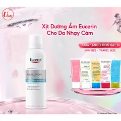 [Eucerin][Kèm Quà Tặng] Xịt Dưỡng Ẩm Eucerin Cho Da Nhạy Cảm - Hyaluron Moisturizing Mist Spray