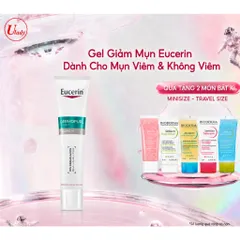[Eucerin][Quà Tặng] Gel Giảm Mụn Dành Cho Mụn Viêm & Không Viêm 40ml- Dermopure Clinical Peeling 10