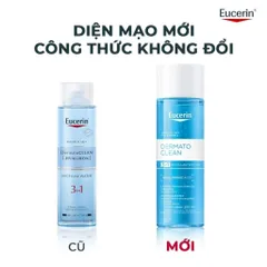 [Eucerin] [Kèm Quà Tặng] Nước Tẩy Trang Dịu Nhẹ Cho Da Nhạy Cảm - DermatoCLEAN Micellar Water 3 In 1