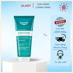 [Eucerin] [Kèm Quà Tặng] Tẩy tế bào chết  cho da mặt 100ML - DERMOPURE CLINICAL PURIFYING SCRUB