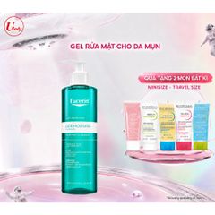 [Eucerin] [Kèm Quà Tặng] Gel Rửa Mặt  Cho Da Nhờn Mụn - Dermopure Clinical Purifying Cleanser