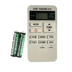 Điều khiển điều hòa Toshiba ngắn trắng - Remote máy lạnh