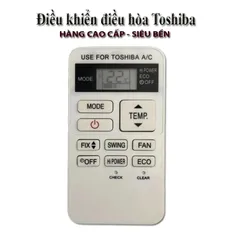 Remote Máy Lạnh Toshiba Trắng Ngắn – Bộ Điều Khiển Điều Hòa Toshiba