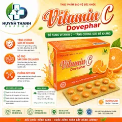 VITAMIN C Dovephar - HỘP 100 VIÊN NÉN