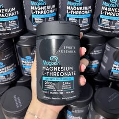 Viên uống hỗ trợ não bộ Sports Research Magtein Magnesium L-Threonate loại 135 viên