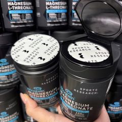 Viên uống hỗ trợ não bộ Sports Research Magtein Magnesium L-Threonate loại 135 viên