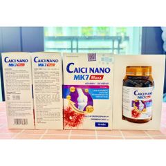 CANXI NANO MK7 MAXX - Bổ sung canxi và vitamin D3, giảm nguy cơ thiếu hụt canxi. Dạng lọ 30 viên