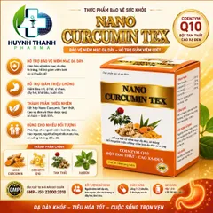 Viên Uống Hỗ Trợ Dạ Dày NANO CURCUMIN TEX - Hộp 30 viên