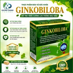 GINKOBILOBA Hỗ Trợ Lưu Thông Tuần Hoàn Não - Hộp 100 viên