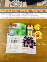 Tỷ An Khang Xanh Mẫu Xin, Tem Nai Vàng Hỗ Trợ Sức Khỏe - Hộp 30 Viên Giảm Dị Ứng Mũi, Viêm Mũi