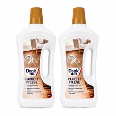 Nước lau sàn gỗ Denkmit 1L Parkettpflege Đức làm sạch chăm sóc sàn gỗ sáng bóng bền lâu
