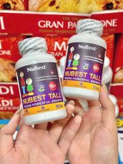 🚀 Nubest Tall Viên Uống Tăng Chiều Cao Cho Bé 10+ Tuổi, Hàng Chính Hãng, Lọ 60 Viên (Date 07/28)