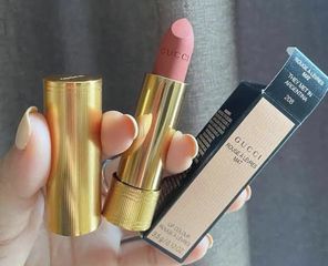 💄 Son Gucci 208 They Met in Argentina Matte Chính Hãng – Son Thỏi Lì Cao Cấp, Màu Cam Đất