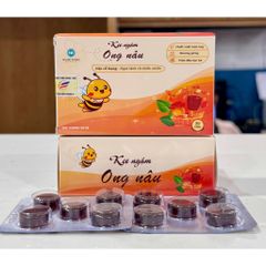 1 Hộp Kẹo ngậm ONG NÂU HK - Dịu cổ họng - ngọt lành từ thiên nhiên
