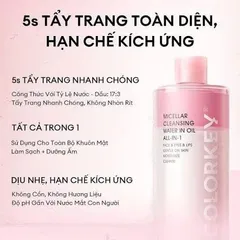 Nước Tẩy Trang 2 Lớp Colorkey Micellar Cleansing Water In Oil 500ml [hàng nhập khẩu]