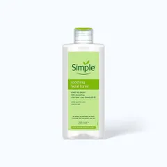 Nước Hoa Hồng Simple Dưỡng Ẩm Cân Bằng Da 200ml Kind to Skin Soothing Facial Toner [hàng nhập khẩu]