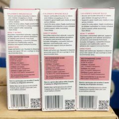 Siro Hacker Herbals Children's Immune Build |150 mL| Tăng cường hệ miễn dịch chuyên sâu & Hồi lực sau khi ốm dậy cho trẻ sơ sinh - 12 tuổi [S/P Chuẩn NZ]