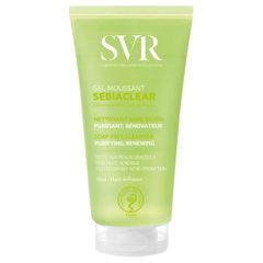 Gel rửa mặt và loại bỏ tế bào chết không chứa xà phòng SVR Sebiaclear Gel Moussant 55ml