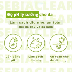 Gel rửa mặt và loại bỏ tế bào chết không chứa xà phòng SVR Sebiaclear Gel Moussant 55ml
