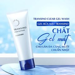 Gel rửa mặt cho da khô và da nhạy cảm Transino Clear Wash 110g