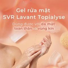 Gel rửa mặt dưỡng ẩm dành cho da khô và da nhạy cảm SVR Topialyse Gel Lavant 200ml