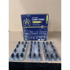 1 hộp Bổ Lung Tonic giúp tăng đề kháng, ngăn nhiễm virus, nhiễm khuẩn hệ hô hấp, giảm cơn ho, bảo vệ phổi.