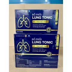 1 hộp Bổ Lung Tonic giúp tăng đề kháng, ngăn nhiễm virus, nhiễm khuẩn hệ hô hấp, giảm cơn ho, bảo vệ phổi.