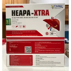 1 hộp Bổ gan Heapa-xtra, giải độc gan, mát gan - hộp 30 viên