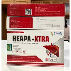 1 hộp Bổ gan Heapa-xtra, giải độc gan, mát gan - hộp 30 viên