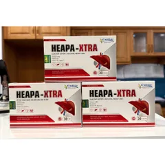 1 hộp Bổ gan Heapa-xtra, giải độc gan, mát gan - hộp 30 viên