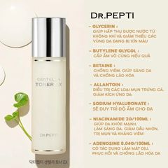 Nước Hoa Hồng Dr.Pepti Centella Toner Hàn Quốc 180ml [hàng nhập khẩu]