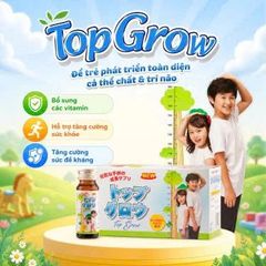 Siro bổ sung các vitamin hỗ trợ tăng cường sức đề kháng Top Grow Jpanwell (10 chai x 30ml)