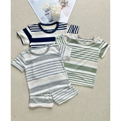 COMBO 3 BỘ côc tay cho bé trai và gái 8-18kg