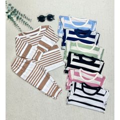 Combo 3 set kẻ thu đông cho bé gái và bé trai 6-18kg