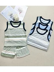 COMBO 3 BỘ ba lỗ cho bé  co giãn 4 chiều 8-18kg